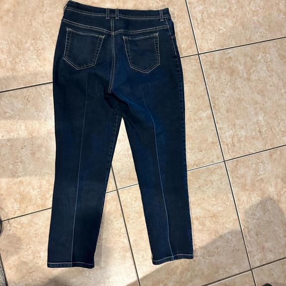 Gloria Vanderbilt Dark Jeans Size 14 - Picture 3 of 3